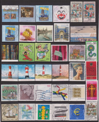Lot of 77 Different Used Germany Stamps Great As Pictured