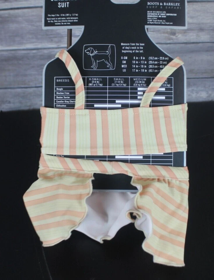 Botas y Barkley Surf y Safari Perro Traje de Natación Talla XS Piña Bikini Nuevo con Etiquetas Foto 2 de 4