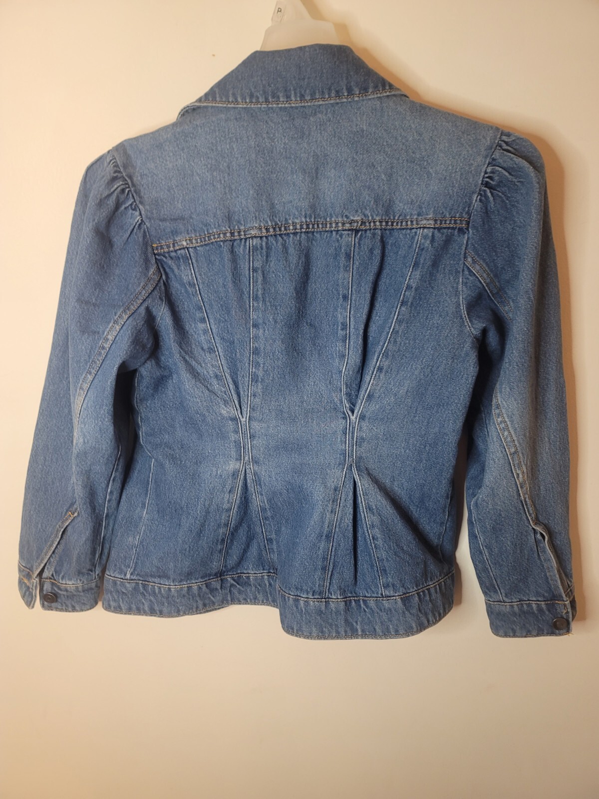 Future Collective Unique Pleated Jacket Denim Blu… - image 3