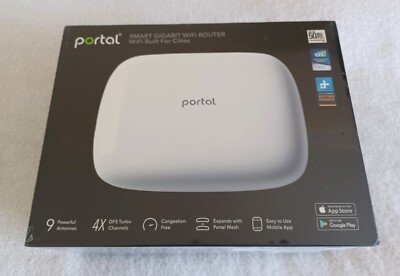 NEW Portal Smart Gigabit WiFi Router Built for Cities Dual Band AC2400 w/ Turbo