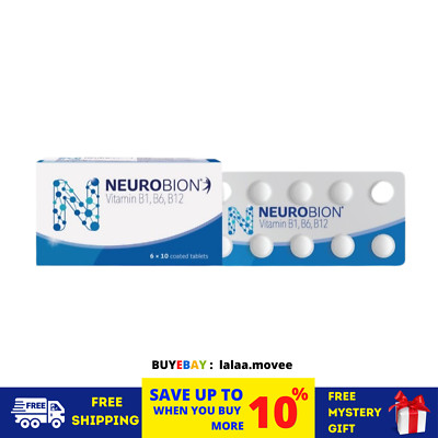 Neurobion Vitamin B1, B6, B12 Improves Nerve Health & Function 60's