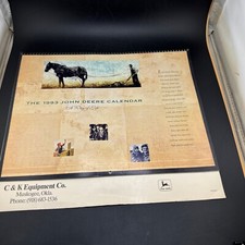 Antique 1993 John Deere Calendar
