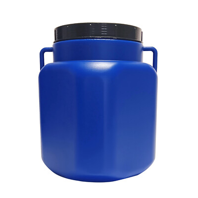 Fass quadratisch 30l blau | Weithalsfass lebensmittelecht Camping lagern Regen