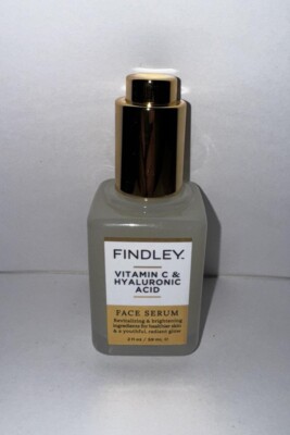 FINDLEY Vitamin C and Hyaluronic Acid FACE SERUM ~ 2 fl oz / 59 mL ~ Made in USA