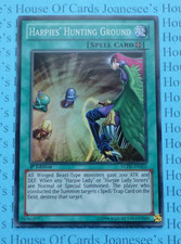 Harpies' Hunting Ground LCJW-EN102 Super Rare Yu-Gi-Oh Card 1st Edition New