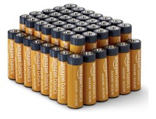 Amazon Basics 48 Pack AA High-Performance Alkaline Batteries, 10-Year Shelflife 0.37 per gallon
