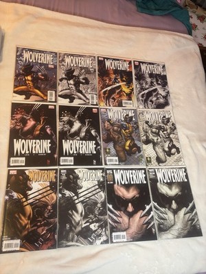 2007 Marvel Wolverine #50-55 Bianchi Black/White Variants- Set of 12 - Lot#43