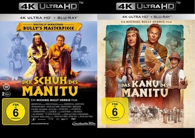 Der Schuh + Das Kanu des Manitu 4K Ultra HD # UHD+BLU-RAY-NEU