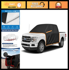 Half Truck Cab Cover For 4-door Crew Cab - Fits Silverado Sierra Ram Titan T