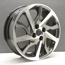 TOYOTA YARIS GREY DIAMOND CUT ALLOY WHEEL RIM OEM 42611-0DG80 GENUINE X1