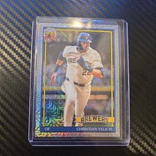 2026 TOPPS SERIES 1 SILVER PACK MOJO CHRISTIAN YELICH BREWERS #91C-100