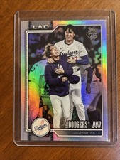 Topps 2026 Baseball Dodgers Duo #265 Shohei Ohtani Yoshinobu Yamamoto Rainbow