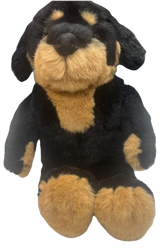 Vintage JJ Wind FUBU 16" Black Dog Plush 90s Shark Tank RARE!! - Picture 1 of 7