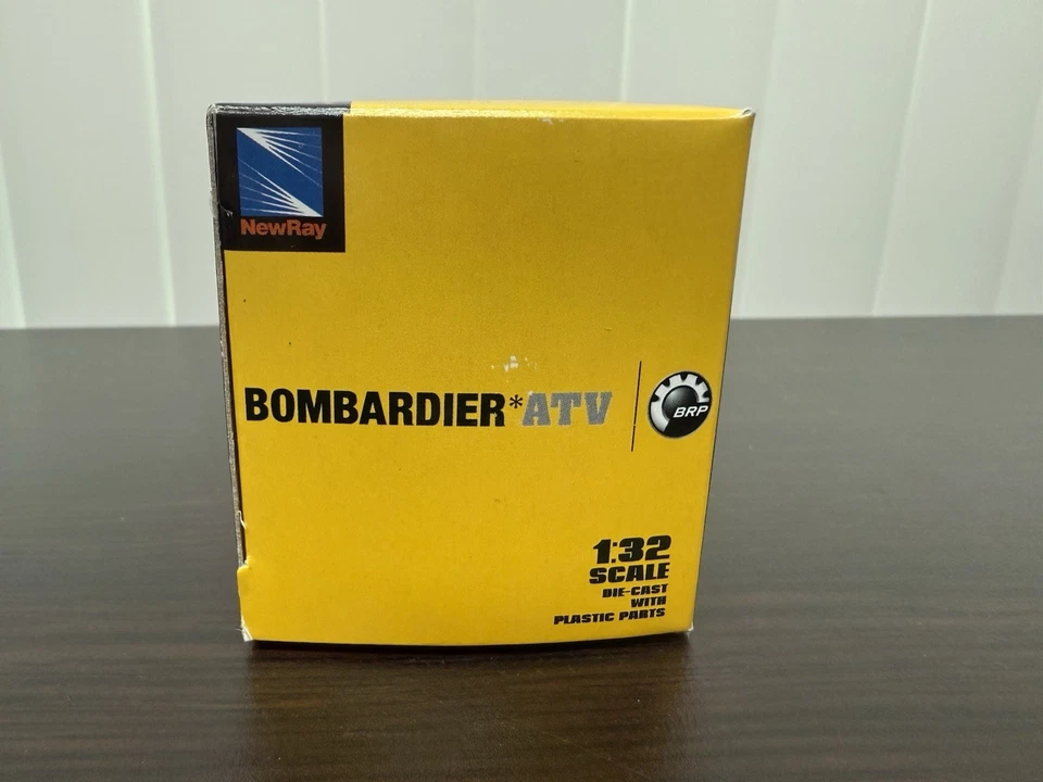 NewRay Bombardier DS650 ATV Quad, 1:32 Scale, Die Cast, Plastic Boxed In Case. - Image 4 of 4