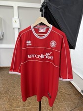 🏴󠁧󠁢󠁥󠁮󠁧󠁿 Vintage 2001 Errea Middlesbrough FC BT Cellnet Home Jersey...