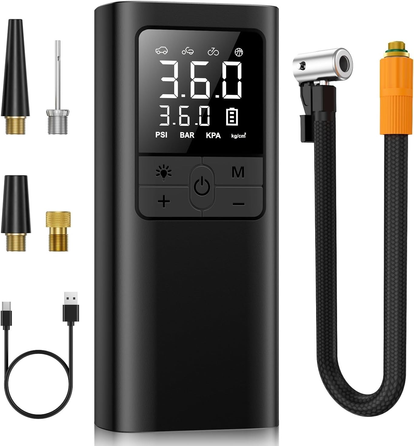 150 PSI & 10000mAh Portable Air Compressor & Power Bank for Emergencies *NEW*