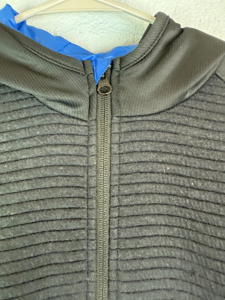 Chaqueta con Capucha Obermeyer Juvenil XL Negra Azul Cremallera Completa Con Capucha Polar Esquí al Aire Libre Foto 4 de 4