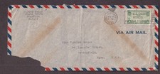 December 25 1939 Christmas cancel cover Walter Meigs Moana Hotel Honolulu Hawaii