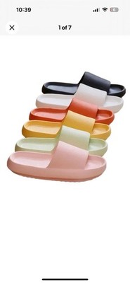 Cloud Slippers for Women and Men Cozy Thick Sole Pillow Slides Anti-Slip Sandals