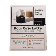 Copper Cow Coffee, Original Vietnamese Pour Over Coffee Kit 5 Count, 7.4 Ounce 7.35 per pound