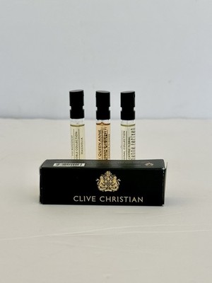 3 x CLIVE CHRISTIAN Magnolia Cosmos Flower Chypre Floral Sample Spray Noble