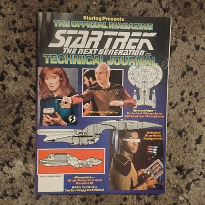 Star Trek The Next Generation Technical Journal Starlag Magazine Blueprints TNG