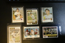 Boston Red Sox Vintage Lot (6) - 1973 Dwight Evans ROOKIE #614, Fisk RC, Yas