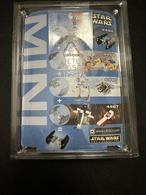 Vintage LEGO Star Wars 4484 Mini X-wing Fighter & TIE Advanced 76pc Building Set