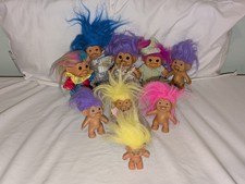 Mixed 90s Retro Troll Dolls Bundle X 9