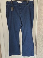 SIMPLY BE size 24 - dark indigo ERIN bootcut jeggings - brand new with tag/bag