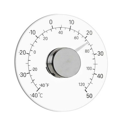 GuDoQi Außenthermometer Fensterscheibe, Aussenthermometer Fahrenheit/Celsius 