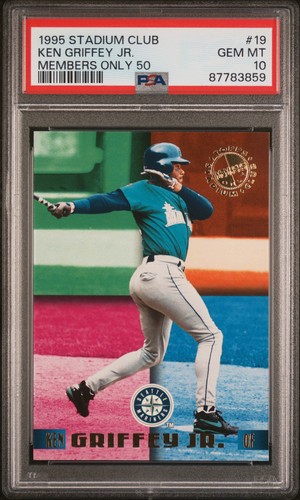 1995 STADIUM CLUB MEMBERS ONLY 50 #19 KEN GRIFFEY JR. PSA 10