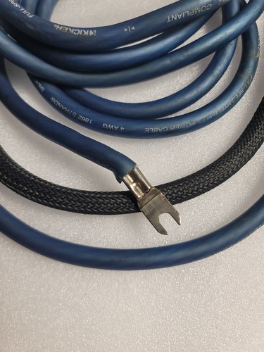 10ft+ Kicker Premium Gray 1/0AWG OFC Copper Cable Hyper-Flex Power Wire