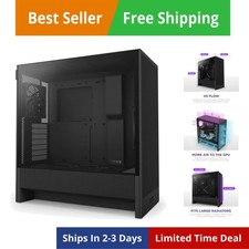 H5 Flow 2024 - Compact ATX Mid-Tower PC Gaming Case - High Airflow - 2 x 120m...
