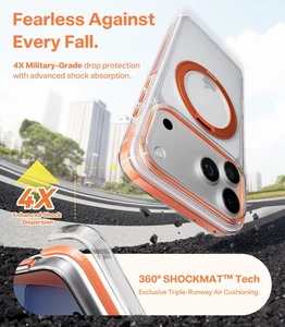 TORRAS 360 Magnetic Stand Case for iPhone 17 Pro Max Fit for MagSafe Military... - Picture 6 of 9