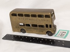 Vintage BTA British Travel Association Brass Bus 5" 0.3kg