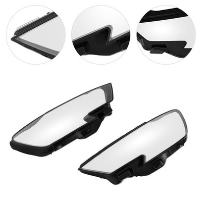 A Pair Headlight Lens Cover Left&Right Headlight Covers for 2017-2019 Audi A3 S3