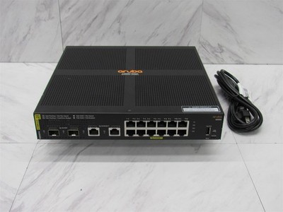 HP Aruba 6000 12G Class4 2G/2SFP 139W 12-Port Gigabit PoE Network Switch R8N89A