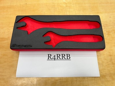 Snap-on Tools RED FOAM ORGANIZER for 8'' & 12'' Soft Grip Adjustable Wrenches NOS