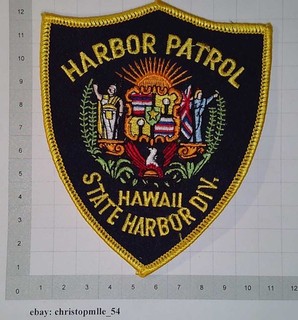 Hawaii State Harbor Patrol Division US USA Patch Polizei Abzeichen Sheriff