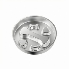 Dog Bowl with Slow Feeder Double-Sided Slow Canine Bowl Bowl Food-Grade for Fast