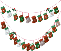 Adventskalender Zum BefüLlen TüTen Filz SäCkchen Selber AufhäNgen