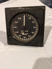 Vtg. Bendix Aviation/Plane Azimuth Indicator Gauge VCT 18-687-23 Synchro Control