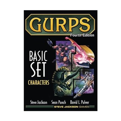 SJG GURPS 4th Ed Basic Set - Characters (POD) EX