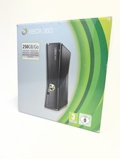 Xbox 360 Slim Console Boxed With Leads & Controller With Inserts