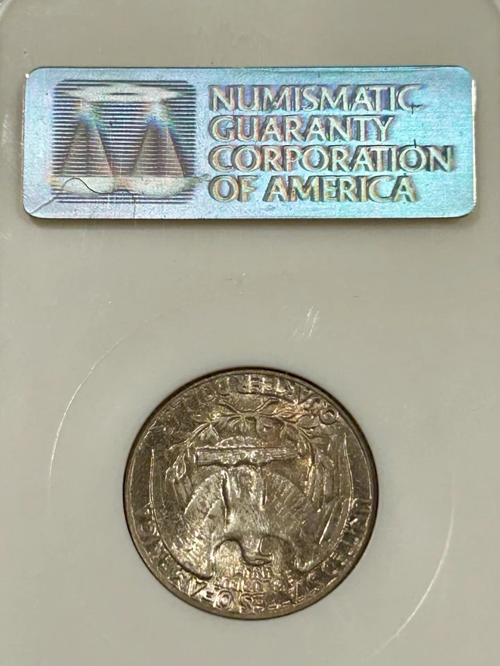 1949 Washington Quarter MS66 CAC NGC OH Gen – Light Gold Peripheral Toning - Image 2 of 4