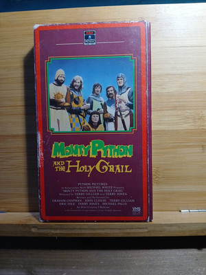 Monty Python And The Holy Grail VHS Tape Columbia 1st Edition 1985 Cult Classic