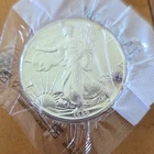 1989 Ch Unc  $1 American Silver Eagle 1 oz .999 Silver