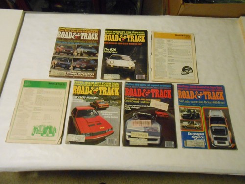 MENGE 7 1978 STRASSEN- & STRECKENMAGAZINE, LOTUS, RENAULT, BUICK, HONDA, PORSCHE, FERRI,