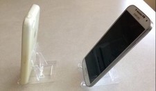 iPhone Galaxy Cell Phone Compact Adjustable Display Stand Clear Acrylic QTY Disc